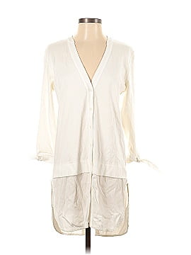 Joan Vass 3/4 Sleeve Button-Down Shirt (view 1)