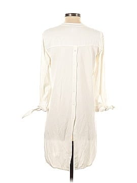 Joan Vass 3/4 Sleeve Button-Down Shirt (view 2)