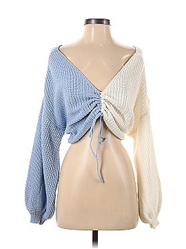 Blue Blush Pullover Sweater (view 1)