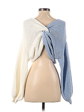 Blue Blush Pullover Sweater (view 2)