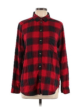 American Eagle Outfitters Long Sleeve Button-Down Shirt (view 1)