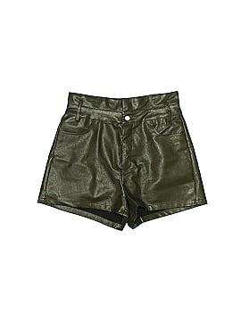 Le Lis Faux Leather Shorts (view 1)