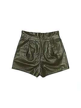 Le Lis Faux Leather Shorts (view 2)