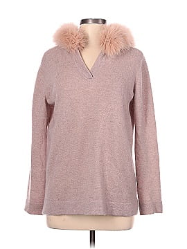 Qi Cashmere Pullover Sweater (view 1)