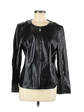 Chico's Faux Leather Jacket (view 1)