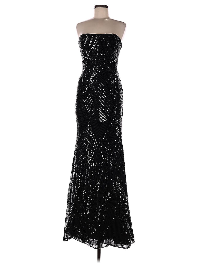 Click to view more detailed imagery on our partner's website Pre-owned Teri Jon Cocktail Dress In Black
