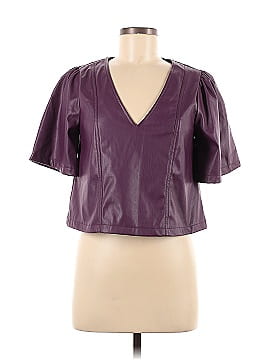 NSR Faux Leather Top (view 1)