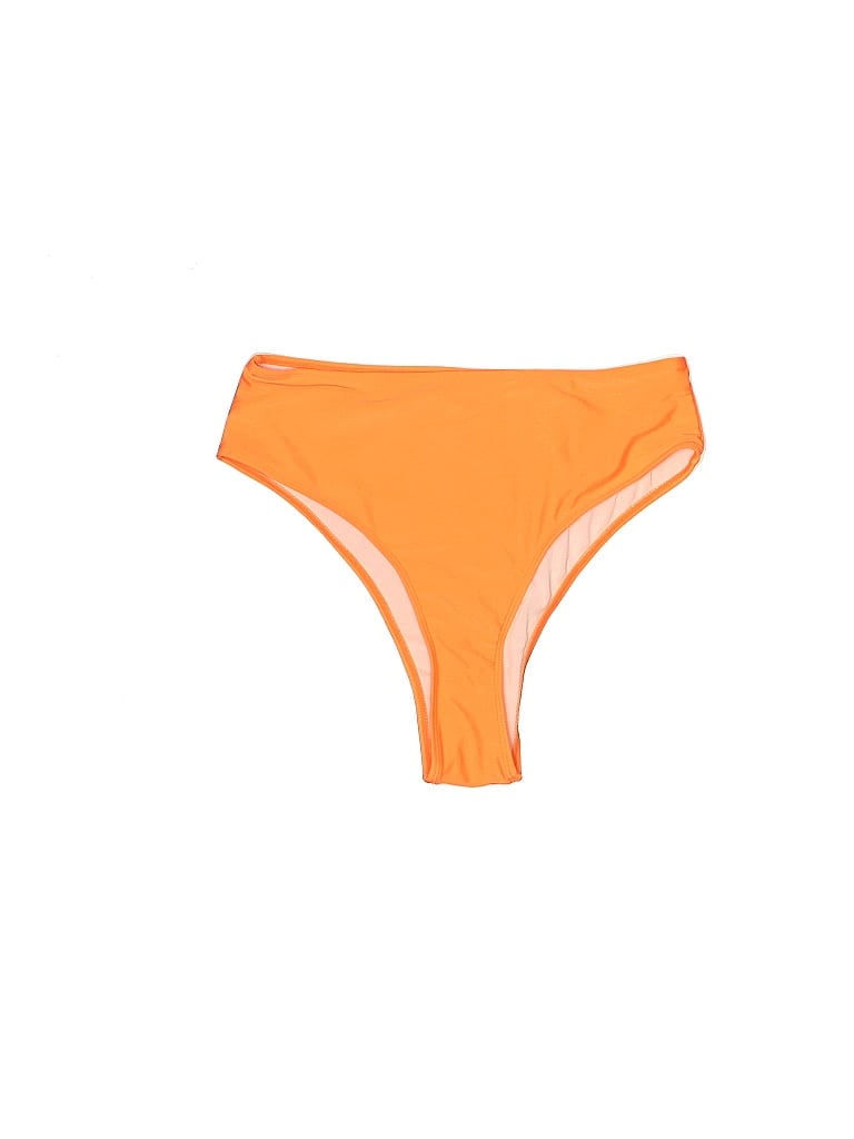 Pre-owned Shein Curve Swimsuit Bottoms In Orange