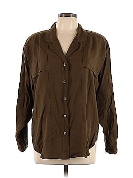 Leslie Fay Long Sleeve Button-Down Shirt (view 1)