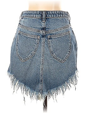 We the Free Denim Skirt (view 2)