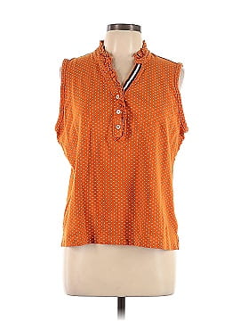 Lands' End Sleeveless Button-Down Shirt (view 1)