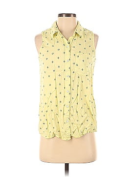 Banana Republic Factory Store Sleeveless Button-Down Shirt (view 1)