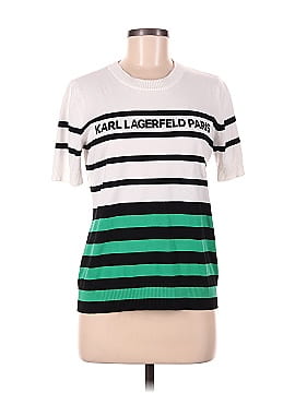 Karl Lagerfeld Paris Short Sleeve Top (view 1)