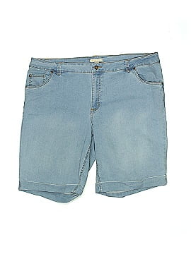 Woman Within Denim Shorts (view 1)