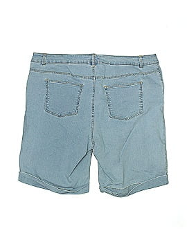 Woman Within Denim Shorts (view 2)