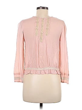 Zara Basic Long Sleeve Button-Down Shirt (view 2)