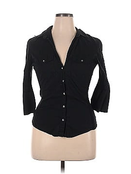 James Perse 3/4 Sleeve Button-Down Shirt (view 1)