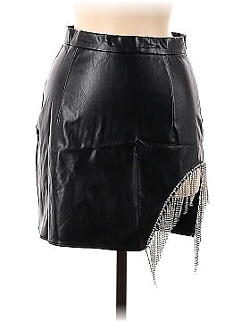 12th Tribe Faux Leather Skirt (view 1)