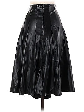 ELOQUII Faux Leather Skirt (view 2)