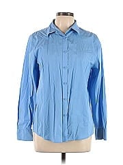 Jones New York Signature Long Sleeve Button Down Shirt