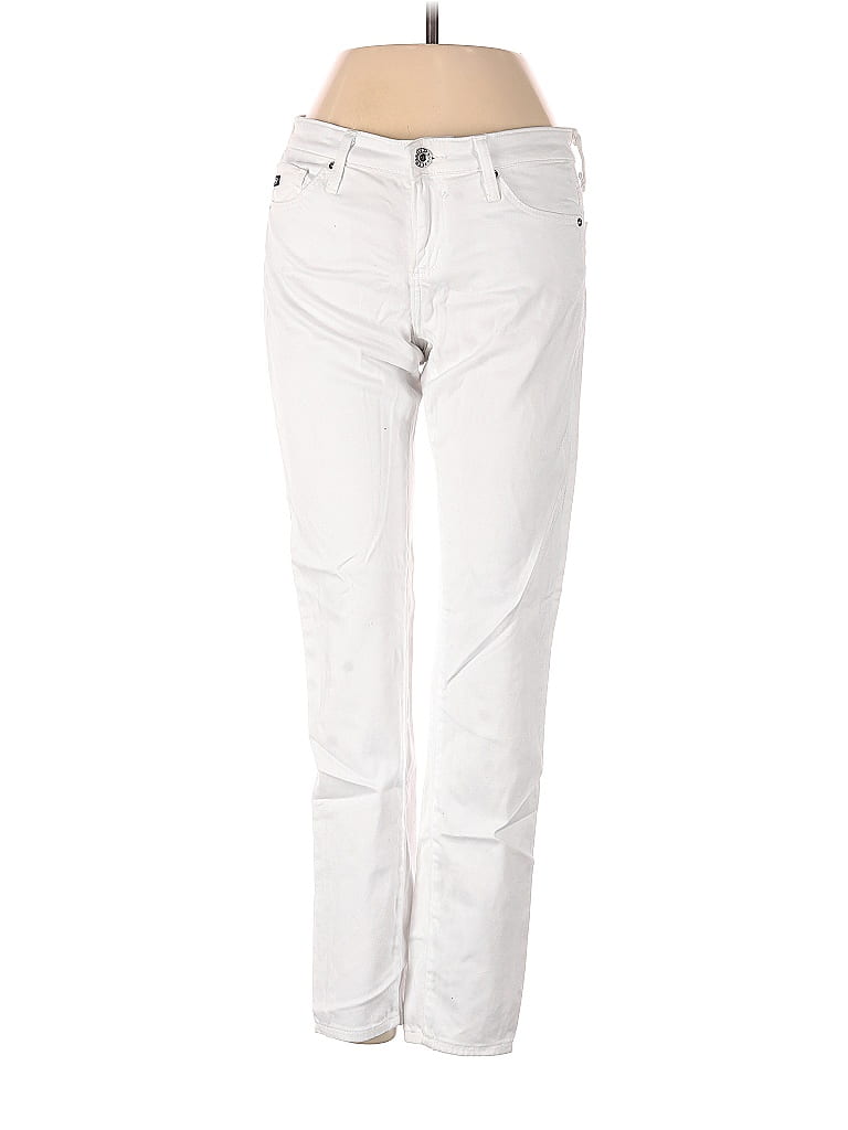 Pre-owned Adriano Goldschmied Jeans In White