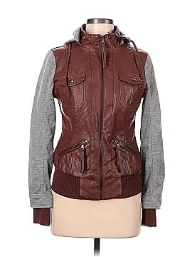 Miss Posh Faux Leather Jacket (view 1)