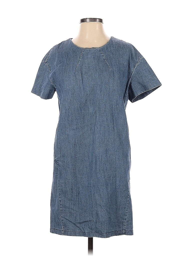 Plastic Island Blue Casual Dress Size S - photo 1