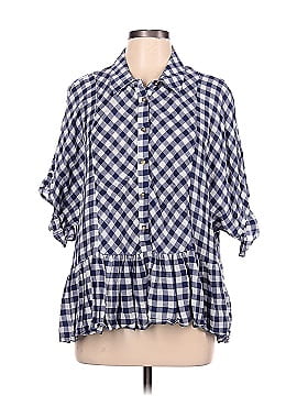 Maeve by Anthropologie Short Sleeve Button-Down Shirt (view 1)