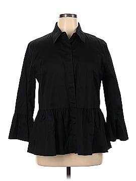 Black Label by Chico's Long Sleeve Button-Down Shirt (view 1)