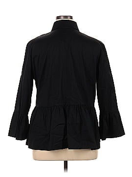 Black Label by Chico's Long Sleeve Button-Down Shirt (view 2)