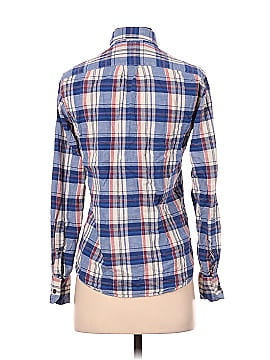 J.Crew Factory Store 3/4 Sleeve Button-Down Shirt (view 2)