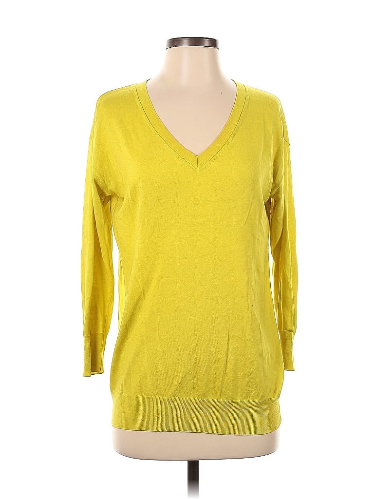 Pre-owned Banana Republic Pullover Sweater In Yellow