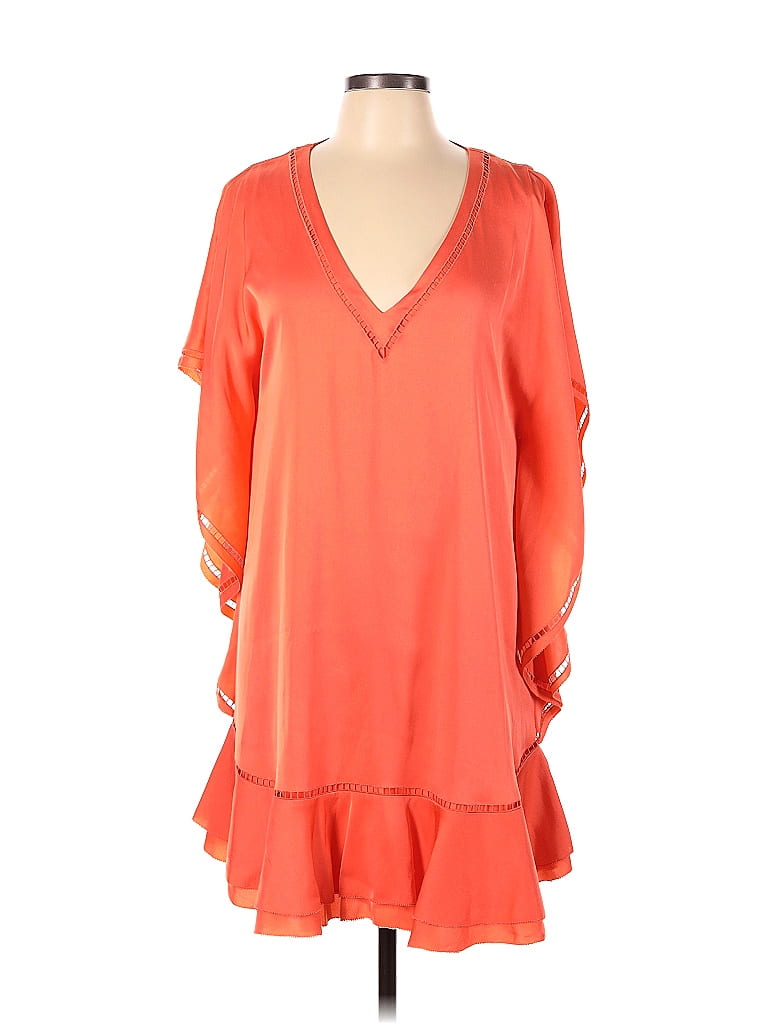 Ensemble 2 Pièces Trina Turk Femme - Orange/vert Chevron - Jupe & Débardeur - Taille 2