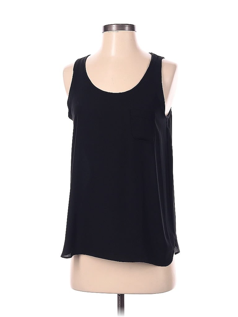 Pre-owned Ann Taylor Loft Sleeveless Blouse In Black