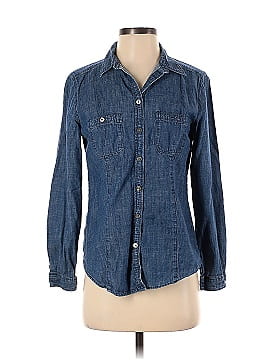 Ann Taylor LOFT Long Sleeve Button-Down Shirt (view 1)