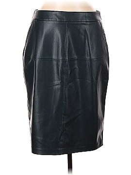 MNG Faux Leather Skirt (view 1)