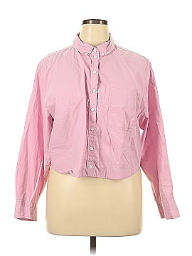 American Eagle Outfitters Long Sleeve Button-Down Shirt (view 1)