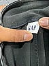 Gap Black Faux Leather Pants Size M - photo 3