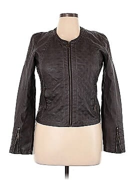 Therapy Faux Leather Jacket (view 1)