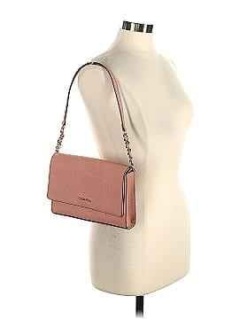 Calvin Klein Leather Shoulder Bag (view 2)
