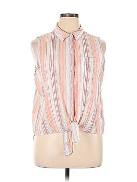 BeachLunchLounge Sleeveless Button-Down Shirt (view 1)