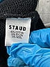 STAUD Graphic Color Block White Pullover Sweater Size M - photo 4