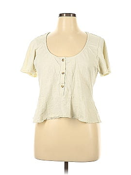 Natural by Known Supply Short Sleeve Button-Down Shirt (view 1)