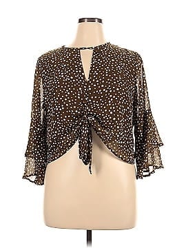 Xhilaration Long Sleeve Blouse (view 1)