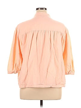 Lee 3/4 Sleeve Button-Down Shirt (view 2)