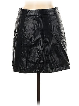 French Connection Faux Leather Skirt (view 2)