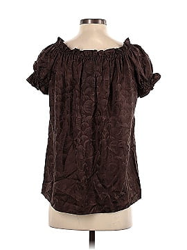 an original MILLY of New York Short Sleeve Silk Top (view 2)