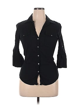 James Perse 3/4 Sleeve Button-Down Shirt (view 1)