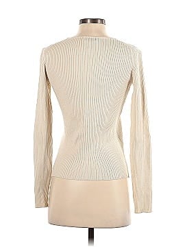 Evie Silk Pullover Sweater (view 2)