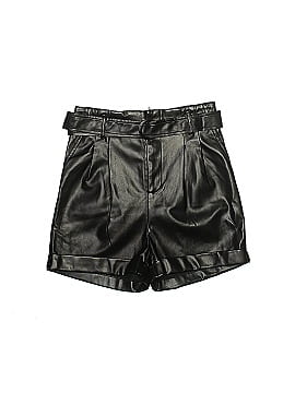 Lulus Faux Leather Shorts (view 1)